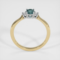 0.57 Ct. Sapphire Ring, 18K White & Yellow 3