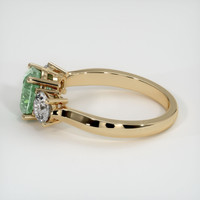 1.82 Ct. Bluish Green Sapphire Ring, 10K Yellow Gold 4