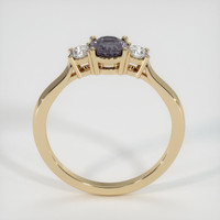 0.92 Ct. Purple Sapphire Ring, 10K Yellow Gold 3