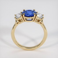 2.81 Ct. Blue Sapphire Ring, 14K Yellow Gold 3