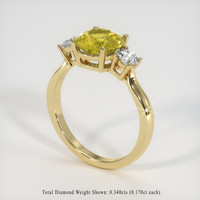 2.25 Ct. Gemstone Ring, 14K Yellow Gold 2