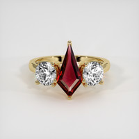 1.01 Ct. Gemstone Ring, 14K Yellow Gold 1