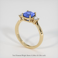 1.59 Ct. Sapphire Ring, 14K Yellow Gold 2