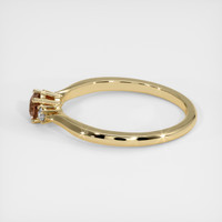 0.38 Ct. Sapphire Ring, 14K Yellow Gold 4
