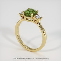 2.15 Ct. Sapphire Ring, 14K Yellow Gold 2