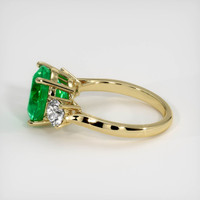 3.71 Ct. Emerald Ring, 18K Yellow Gold 4