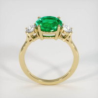 2.50 Ct. Emerald Ring, 18K Yellow Gold 3