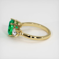 2.50 Ct. Emerald Ring, 18K Yellow Gold 4