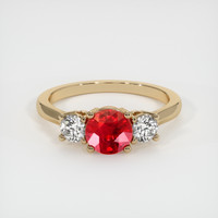 Ruby Ring 1.13 Ct., 18K Yellow Gold Preview