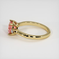 1.67 Ct. Padparadscha Sapphire Ring, 18K Yellow Gold 4