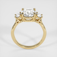 4.17 Ct. White Sapphire Ring, 18K Yellow Gold 3