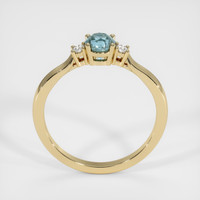 0.47 Ct. Sapphire Ring, 18K Yellow Gold 3