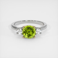 1.31 Ct. Gemstone Ring, 18K Yellow & White 1