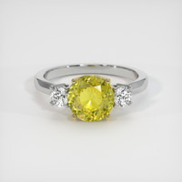 2.25 Ct. Gemstone Ring, 18K Yellow & White 1