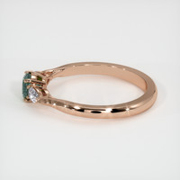 0.63 Ct. Sapphire Ring, 14K Rose Gold 4