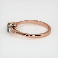 0.48 Ct. Sapphire Ring, 14K Rose Gold 4