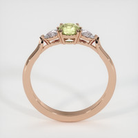 0.48 Ct. Sapphire Ring, 14K Rose Gold 3