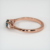 0.61 Ct. Sapphire Ring, 18K Rose Gold 4