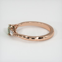 0.47 Ct. Sapphire Ring, 18K Rose Gold 4