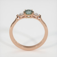 0.61 Ct. Sapphire Ring, 18K Rose Gold 3