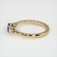 0.44 Ct. Sapphire Ring, 14K Yellow Gold 4