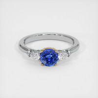 1.08 Ct. Sapphire Ring, 14K Yellow & White 1