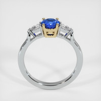 0.91 Ct. Sapphire Ring, 14K Yellow & White 3