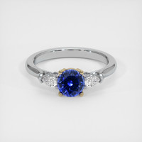 1.07 Ct. Sapphire Ring, 14K Yellow & White 1