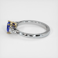 1.07 Ct. Sapphire Ring, 14K Yellow & White 4