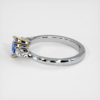 0.97 Ct. Sapphire Ring, 14K Yellow & White 4