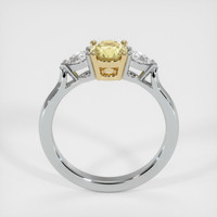 0.80 Ct. Sapphire Ring, 18K Yellow & White 3