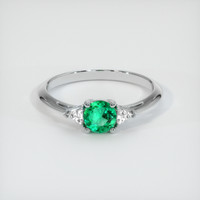0.40 Ct. Emerald  Ring - Platinum 950