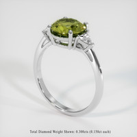 1.87 Ct. Gemstone Ring, Platinum 950 2