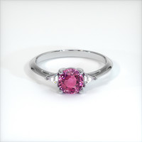 1.56 Ct. Pink Sapphire Ring, Platinum 950 1