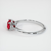 1.09 Ct. Ruby Ring, Platinum 950 4