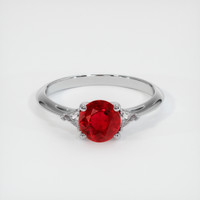 1.38 Ct. Ruby Ring, Platinum 950 1