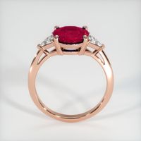 2.76 Ct. Ruby Ring, 14K Rose Gold 3