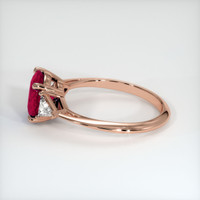 2.76 Ct. Ruby Ring, 18K Rose Gold 4