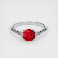 1.20 Ct. Pinkish Red Ruby Ring, 10K White Gold 1