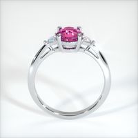 1.56 Ct. Pink Sapphire Ring, 14K White Gold 3