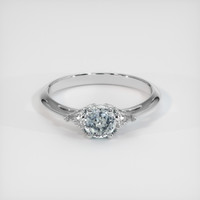 0.63 Ct. Sapphire Ring, 14K White Gold 1