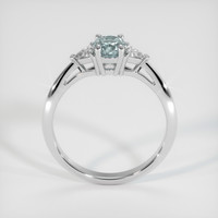 0.63 Ct. Sapphire Ring, 14K White Gold 3