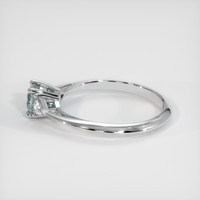0.63 Ct. Sapphire Ring, 14K White Gold 4