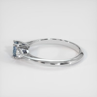 0.60 Ct. Sapphire Ring, 14K White Gold 4