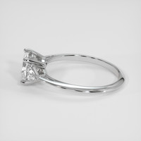 1.38 Ct. White Sapphire Ring, 18K White Gold 4