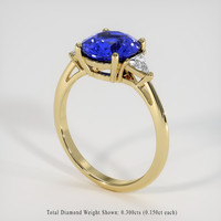 2.65 Ct. Sapphire Ring, 18K Yellow Gold 2