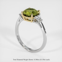 1.87 Ct. Gemstone Ring, 14K Yellow & White 2