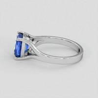 2.36 Ct. Blue Sapphire Ring, Platinum 950 4