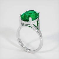 5.84 Ct. Emerald   Ring, Platinum 950 2