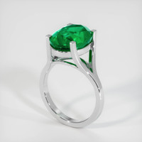 5.84 Ct. Emerald Ring, Platinum 950 2